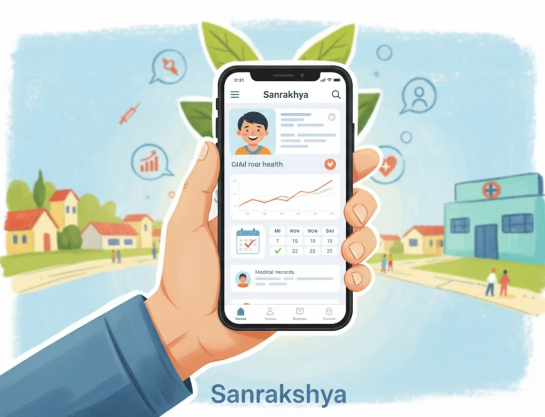 Sanrakshya, the child health and nutrition screening platform