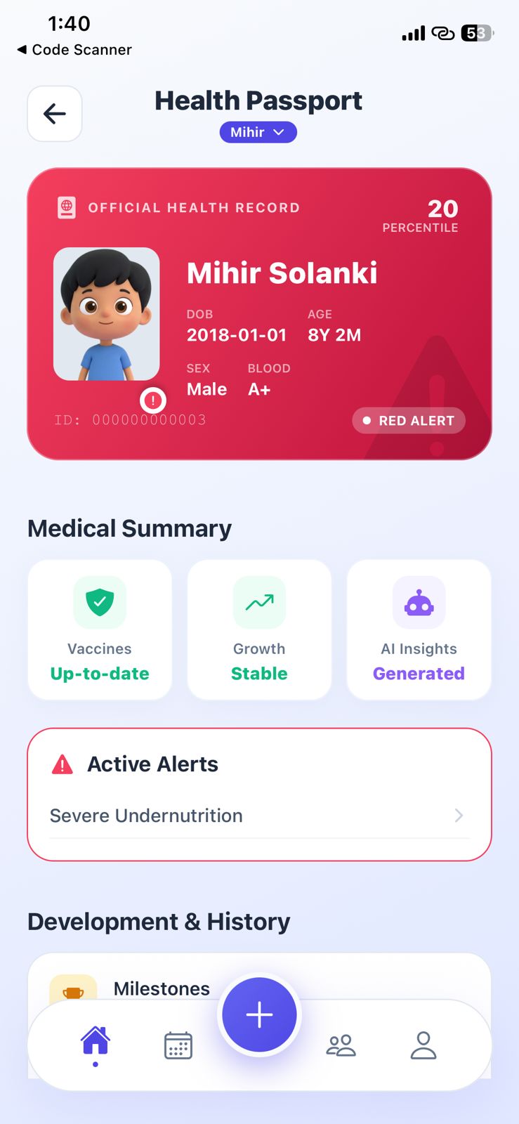 Child Health Profile