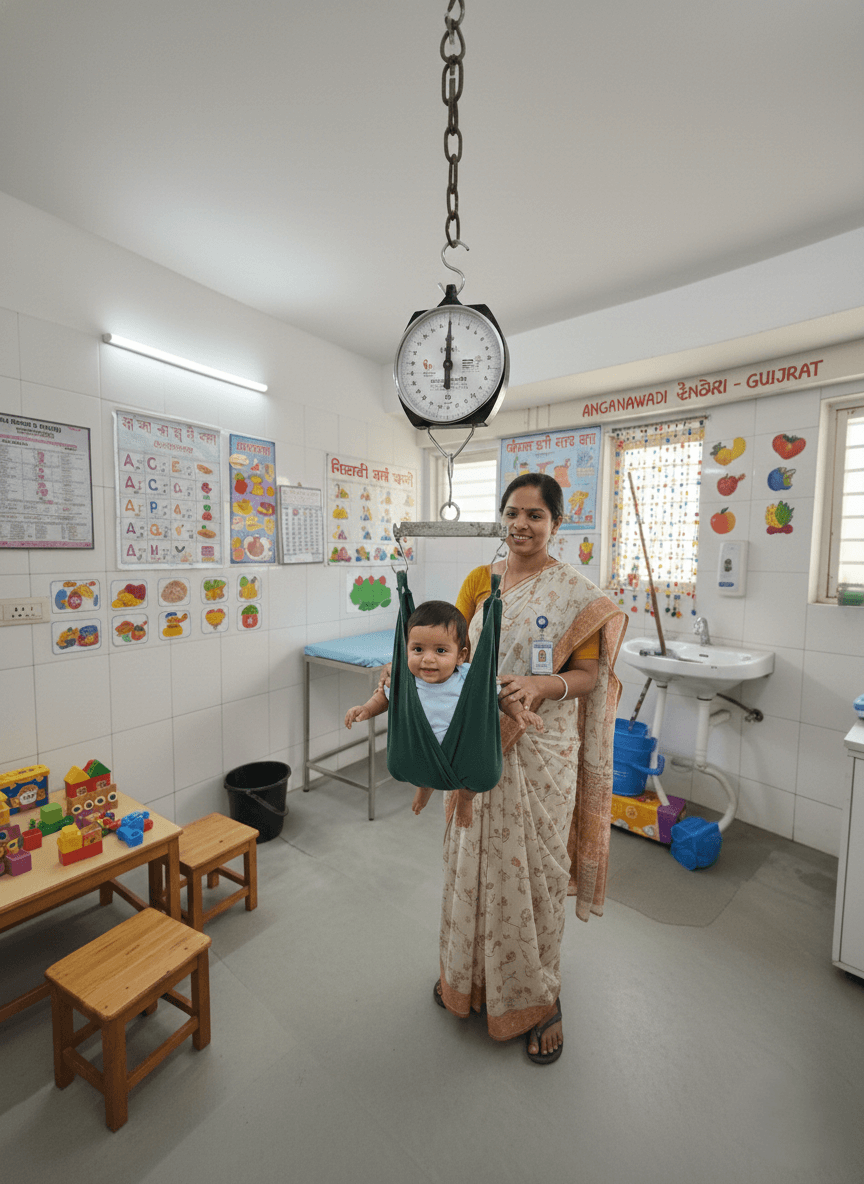 Improvised weight measurement